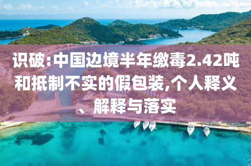 識(shí)破:中國(guó)邊境半年繳毒2.42噸和抵制不實(shí)的假包裝,個(gè)人釋義、解釋與落實(shí)