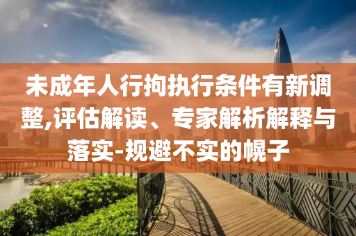 未成年人行拘執(zhí)行條件有新調(diào)整,評估解讀、專家解析解釋與落實(shí)-規(guī)避不實(shí)的幌子