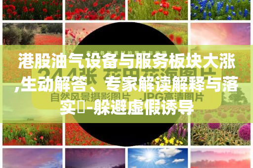 港股油氣設(shè)備與服務(wù)板塊大漲,生動(dòng)解答、專家解讀解釋與落實(shí)?-躲避虛假誘導(dǎo)