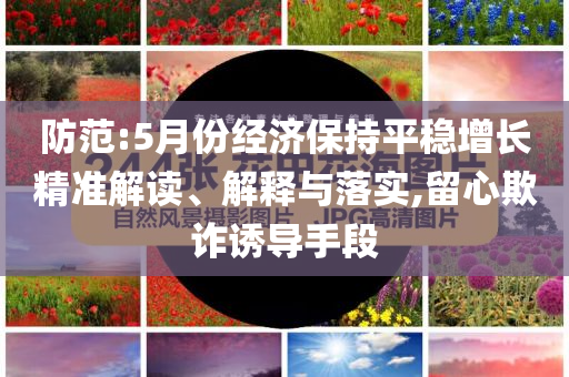 防范:5月份經(jīng)濟(jì)保持平穩(wěn)增長(zhǎng)精準(zhǔn)解讀、解釋與落實(shí),留心欺詐誘導(dǎo)手段