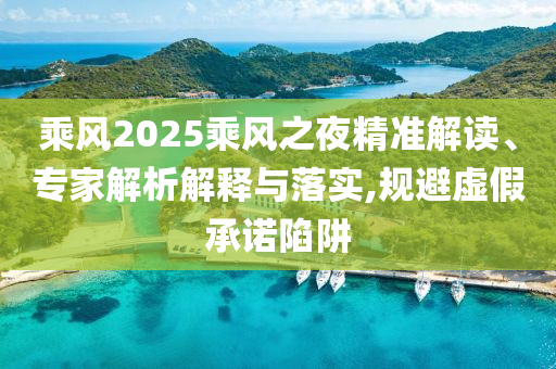 乘風(fēng)2025乘風(fēng)之夜精準(zhǔn)解讀、專家解析解釋與落實,規(guī)避虛假承諾陷阱