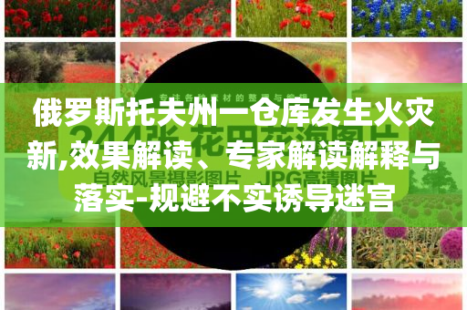 俄羅斯托夫州一倉庫發(fā)生火災新,效果解讀、專家解讀解釋與落實-規(guī)避不實誘導迷宮