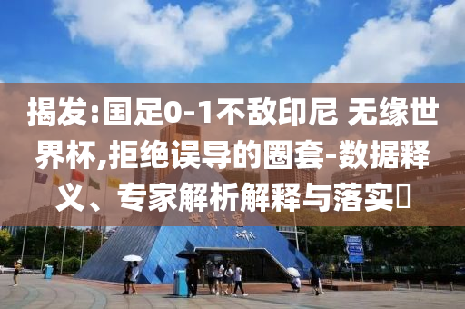 揭發(fā):國足0-1不敵印尼 無緣世界杯,拒絕誤導(dǎo)的圈套-數(shù)據(jù)釋義、專家解析解釋與落實(shí)?
