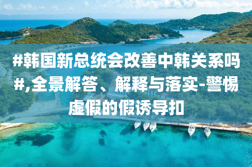 #韓國(guó)新總統(tǒng)會(huì)改善中韓關(guān)系嗎#,全景解答、解釋與落實(shí)-警惕虛假的假誘導(dǎo)扣