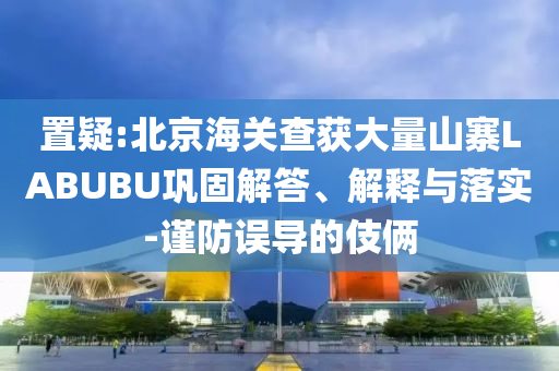 置疑:北京海關(guān)查獲大量山寨LABUBU鞏固解答、解釋與落實(shí)-謹(jǐn)防誤導(dǎo)的伎倆