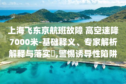 上海飛東京航班故障 高空速降7000米-基礎(chǔ)釋義、專家解析解釋與落實(shí)?,警惕誘導(dǎo)性陷阱