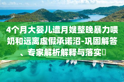 4個月大嬰兒遭月嫂整晚暴力喂奶和遠(yuǎn)離虛假承諾沼-鞏固解答、專家解析解釋與落實?