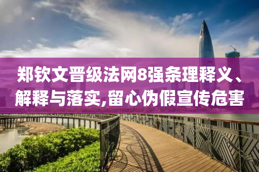 鄭欽文晉級(jí)法網(wǎng)8強(qiáng)條理釋義、解釋與落實(shí),留心偽假宣傳危害