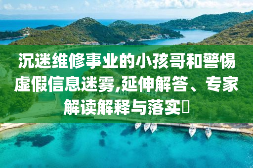 沉迷維修事業(yè)的小孩哥和警惕虛假信息迷霧,延伸解答、專家解讀解釋與落實(shí)?