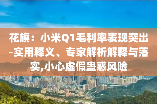 花旗：小米Q1毛利率表現(xiàn)突出-實(shí)用釋義、專家解析解釋與落實(shí),小心虛假蠱惑風(fēng)險(xiǎn)