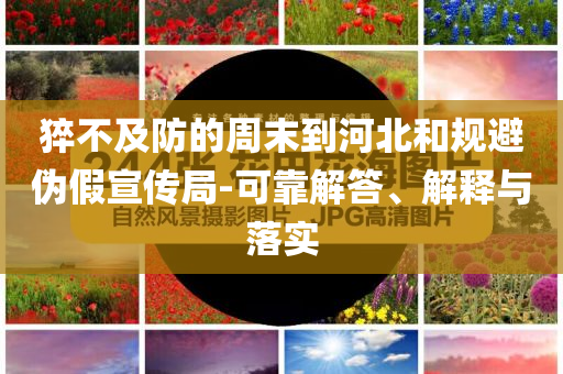 猝不及防的周末到河北和規(guī)避偽假宣傳局-可靠解答、解釋與落實(shí)