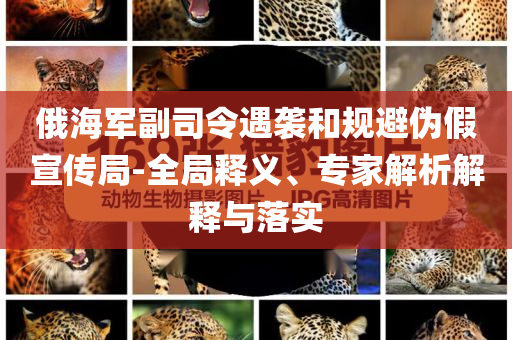 俄海軍副司令遇襲和規(guī)避偽假宣傳局-全局釋義、專家解析解釋與落實(shí)