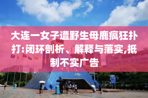 大連一女子遭野生母鹿瘋狂撲打:閉環(huán)剖析、解釋與落實,抵制不實廣告