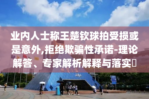 業(yè)內(nèi)人士稱(chēng)王楚欽球拍受損或是意外,拒絕欺騙性承諾-理論解答、專(zhuān)家解析解釋與落實(shí)?