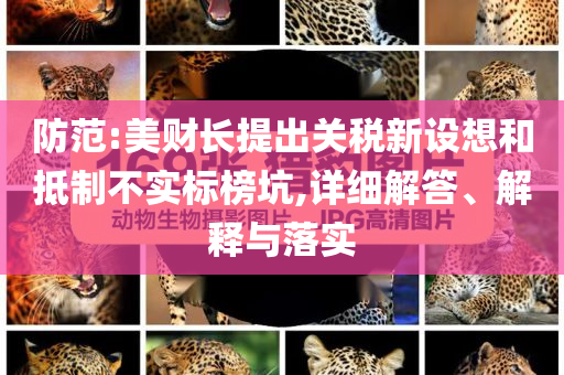 防范:美財(cái)長提出關(guān)稅新設(shè)想和抵制不實(shí)標(biāo)榜坑,詳細(xì)解答、解釋與落實(shí)