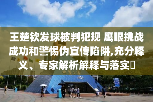 王楚欽發(fā)球被判犯規(guī) 鷹眼挑戰(zhàn)成功和警惕偽宣傳陷阱,充分釋義、專家解析解釋與落實(shí)?